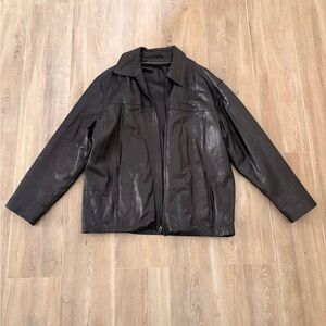 Sergio Beninni Black Leather Jacket
